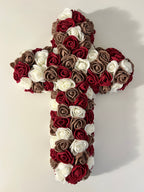 Atelier Séléna - Croix décorative en fleurs