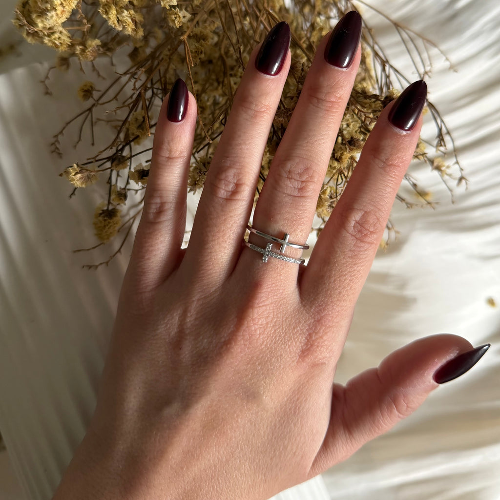 Atelier Séléna - Bague Acier Inoxydable Argent - Élisabeth