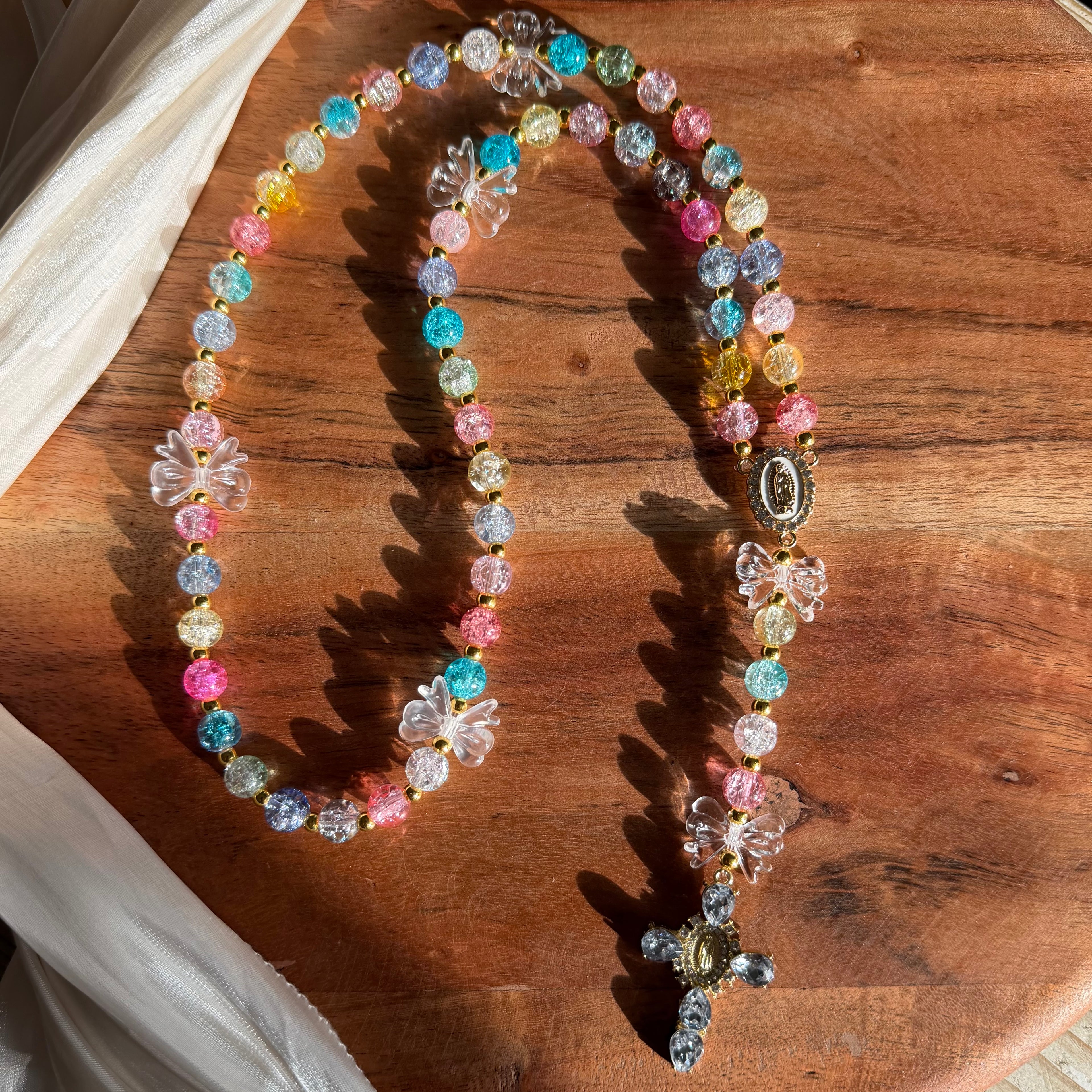 Atelier Séléna - Chapelet arc-en-ciel - Artisanal