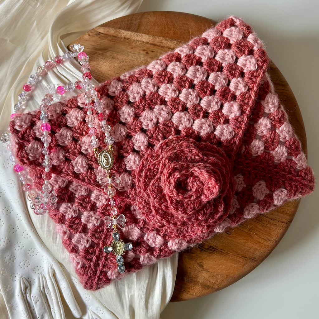 Atelier Séléna - Pochette pour Bible ou Livre - Octobre Rose