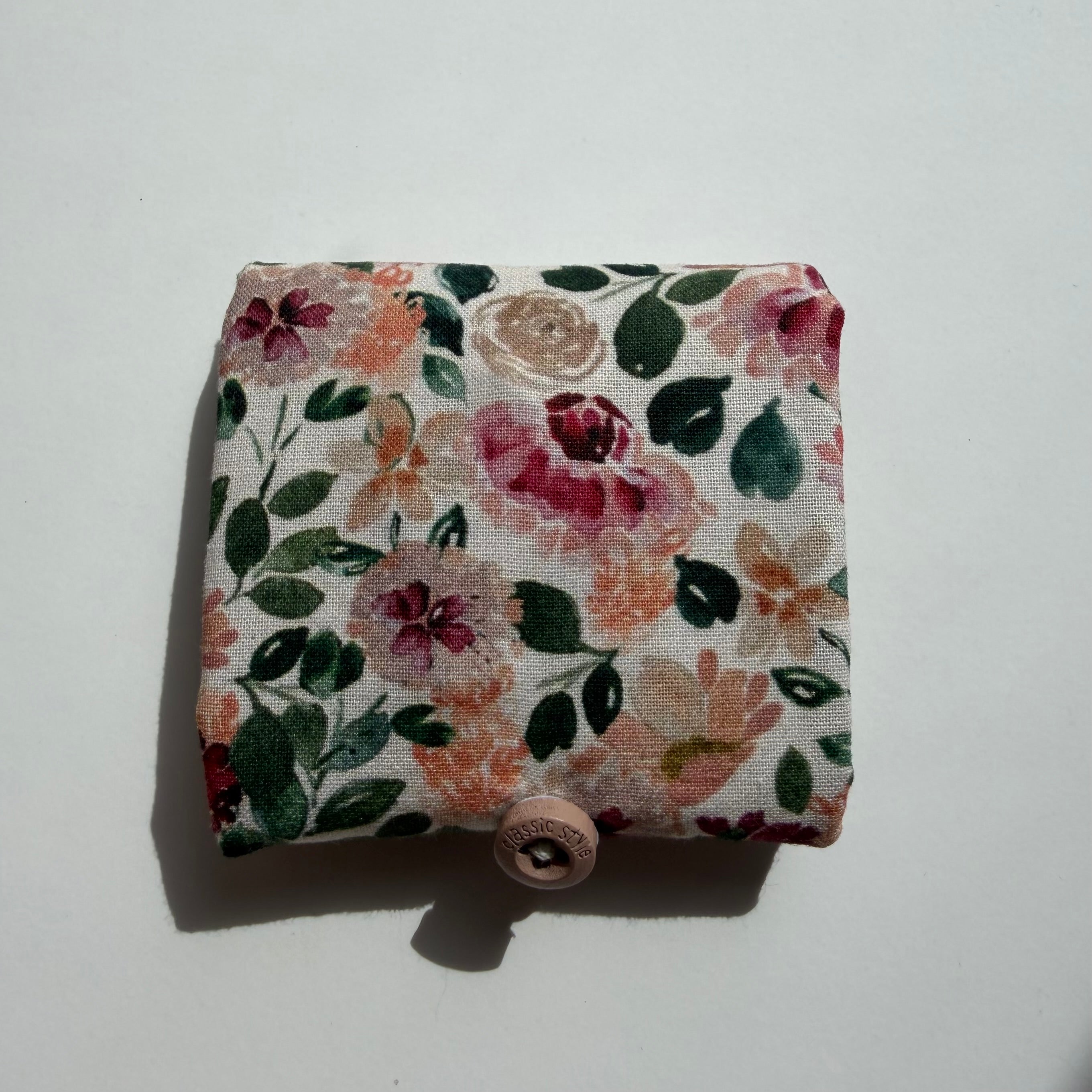 Atelier Séléna - Oratoire de poche artisanal en coton et lin – coin prière nomade - avec dizainier