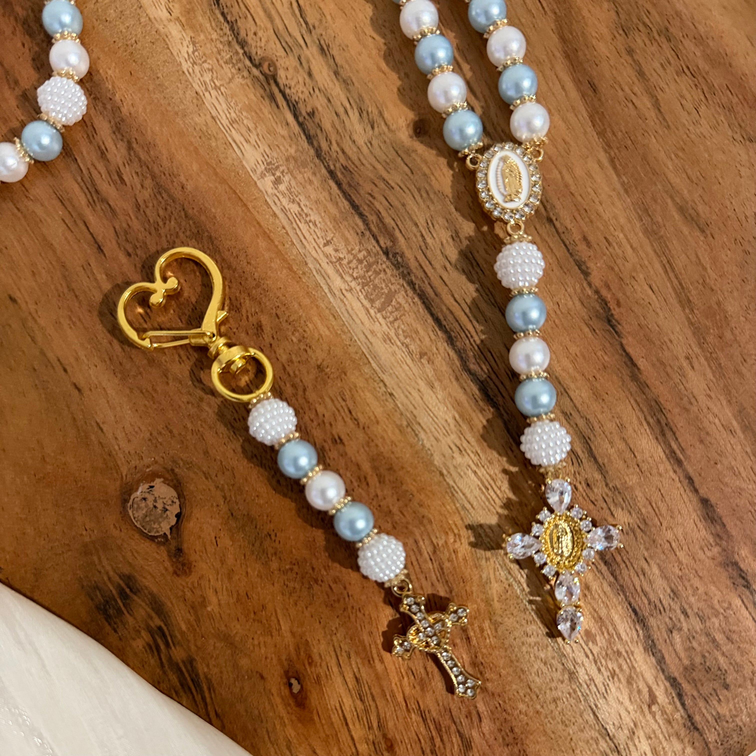 Atelier Séléna - Chapelet baby blue