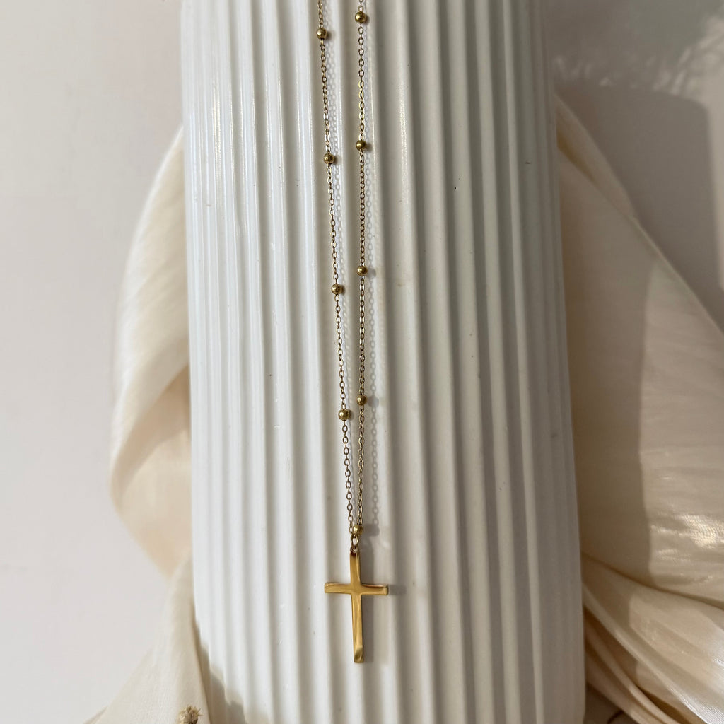 Atelier Séléna - Collier Acier Inoxydable Doré - Anna