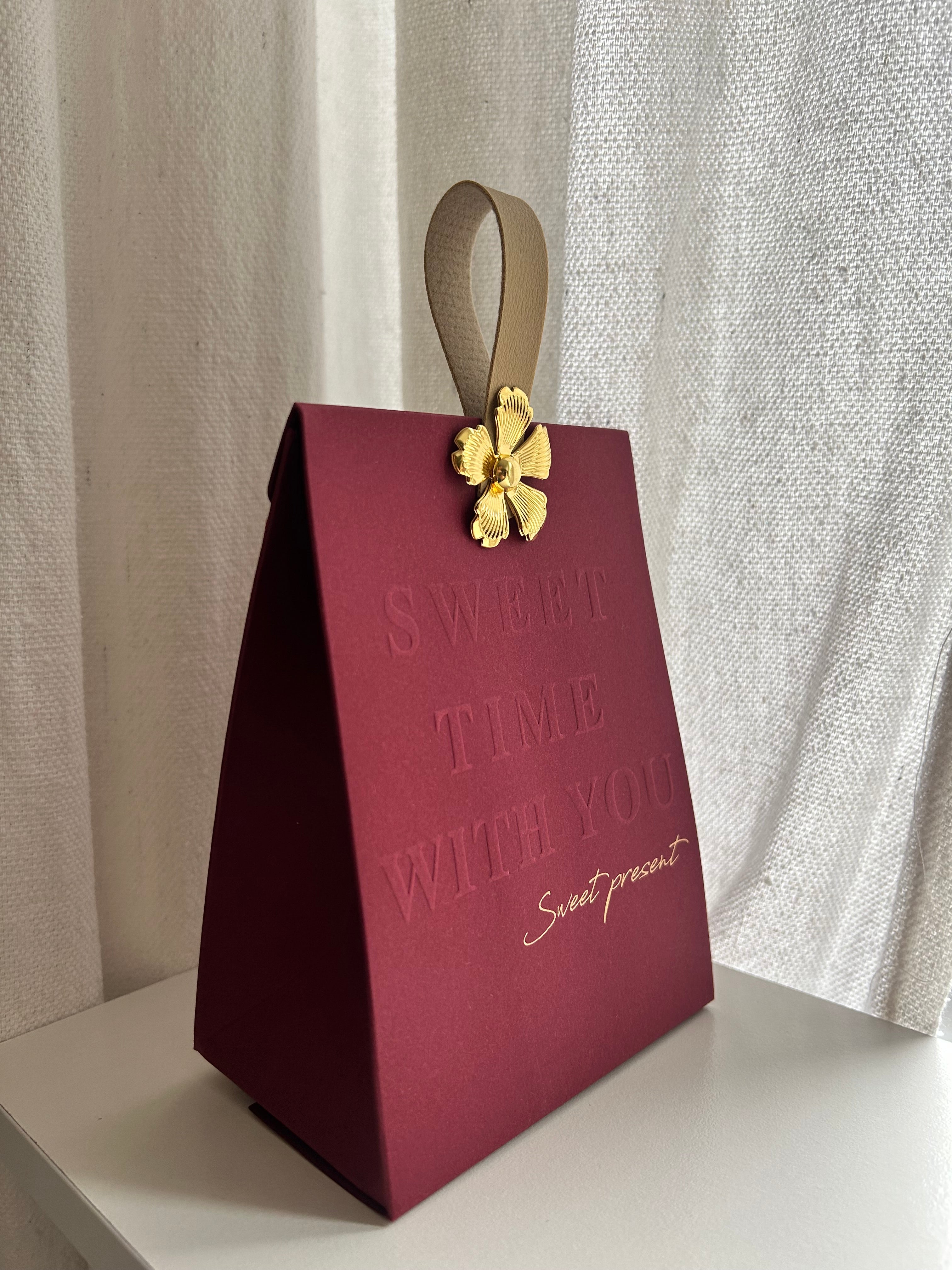 Atelier Séléna - Pochette cadeau - Bordeaux