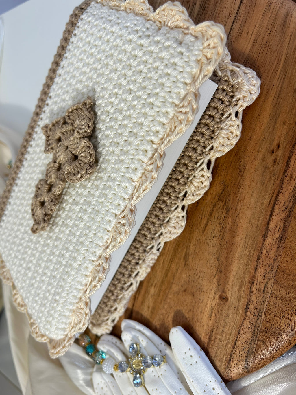 Atelier Séléna - Housse de bible au crochet coton