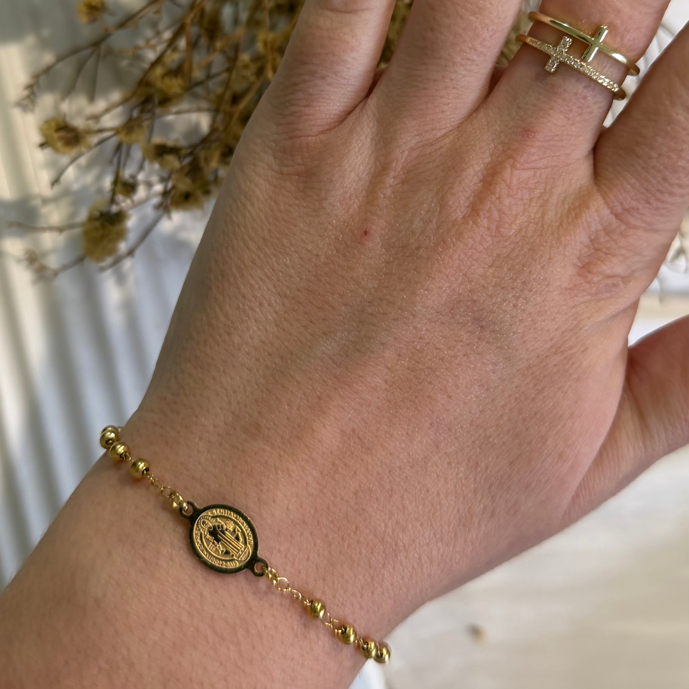 Atelier Séléna - Bracelet Acier Inoxydable Doré - Le Prêtre