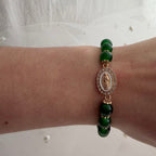 Atelier Séléna - Bracelet Sainte Vierge - Vert