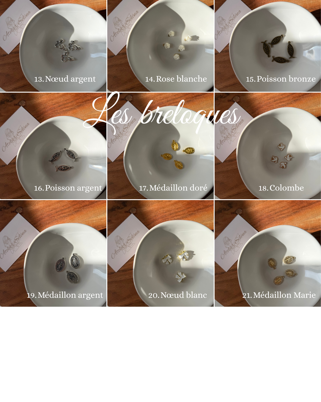 Atelier Séléna - Je personnalise mon chapelet de A à Z