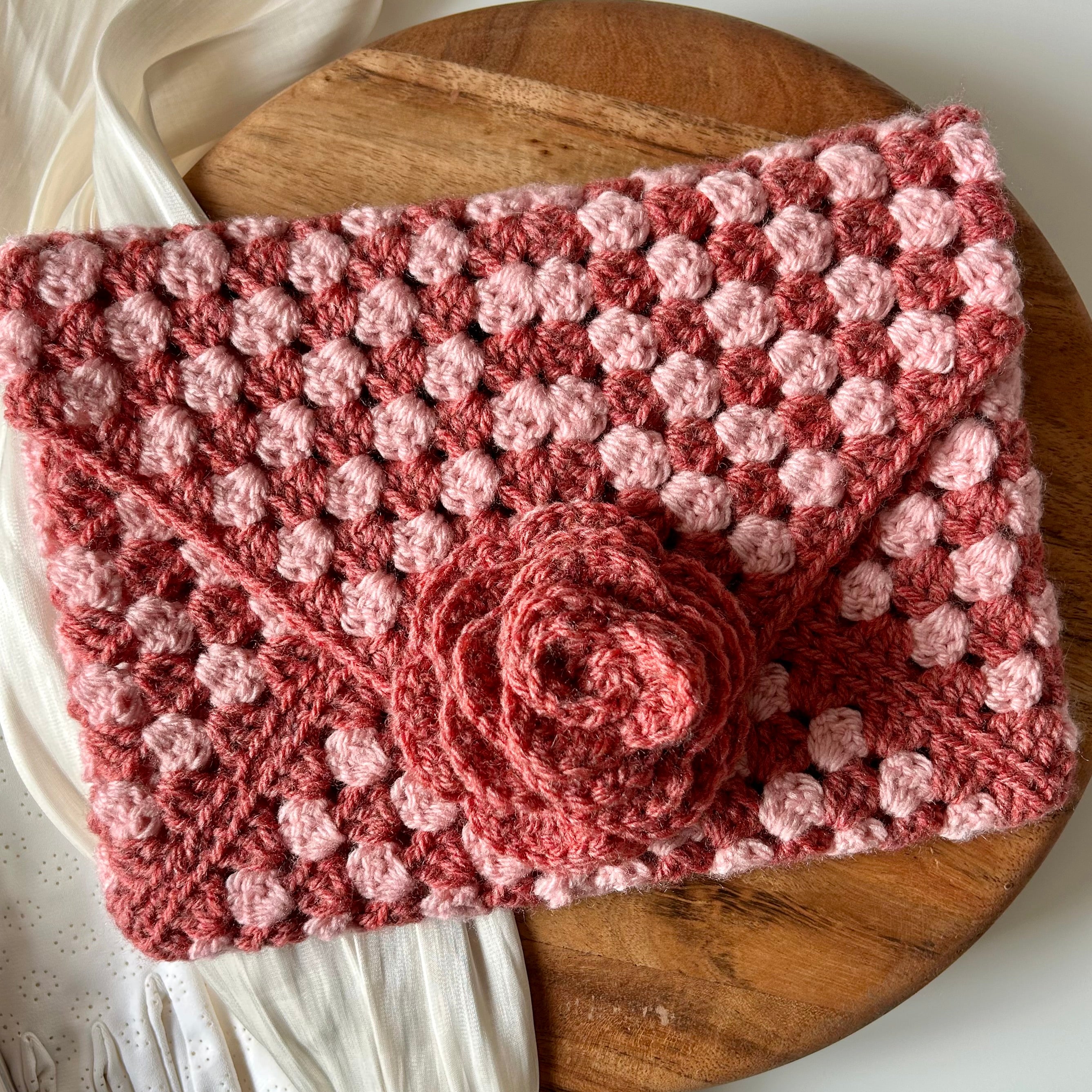 Atelier Séléna - Pochette pour Bible ou Livre - Octobre Rose