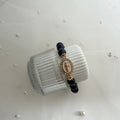 Atelier Séléna - Bracelet Sainte Vierge - bleu marine