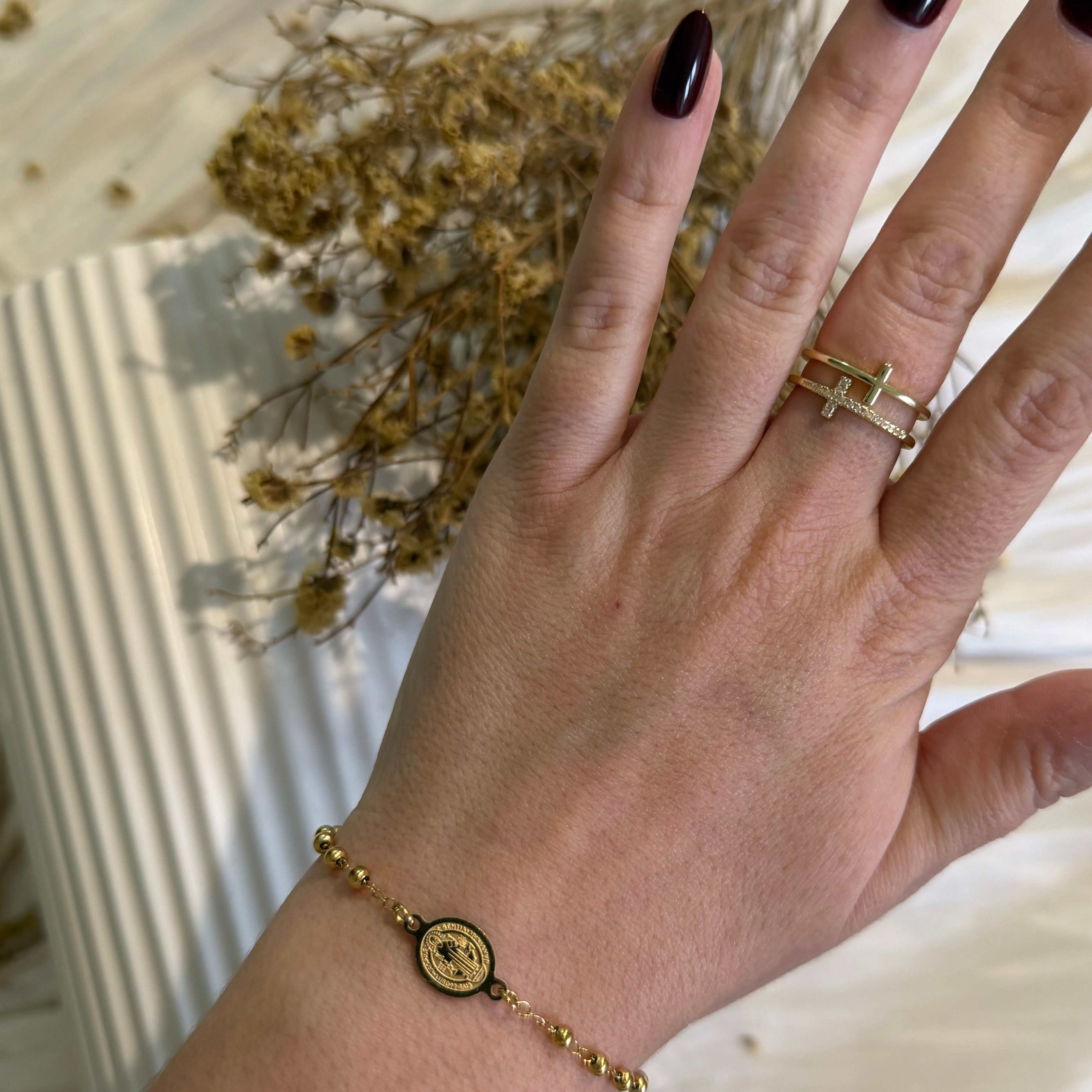 Atelier Séléna - Bracelet Acier Inoxydable Doré - Le Prêtre