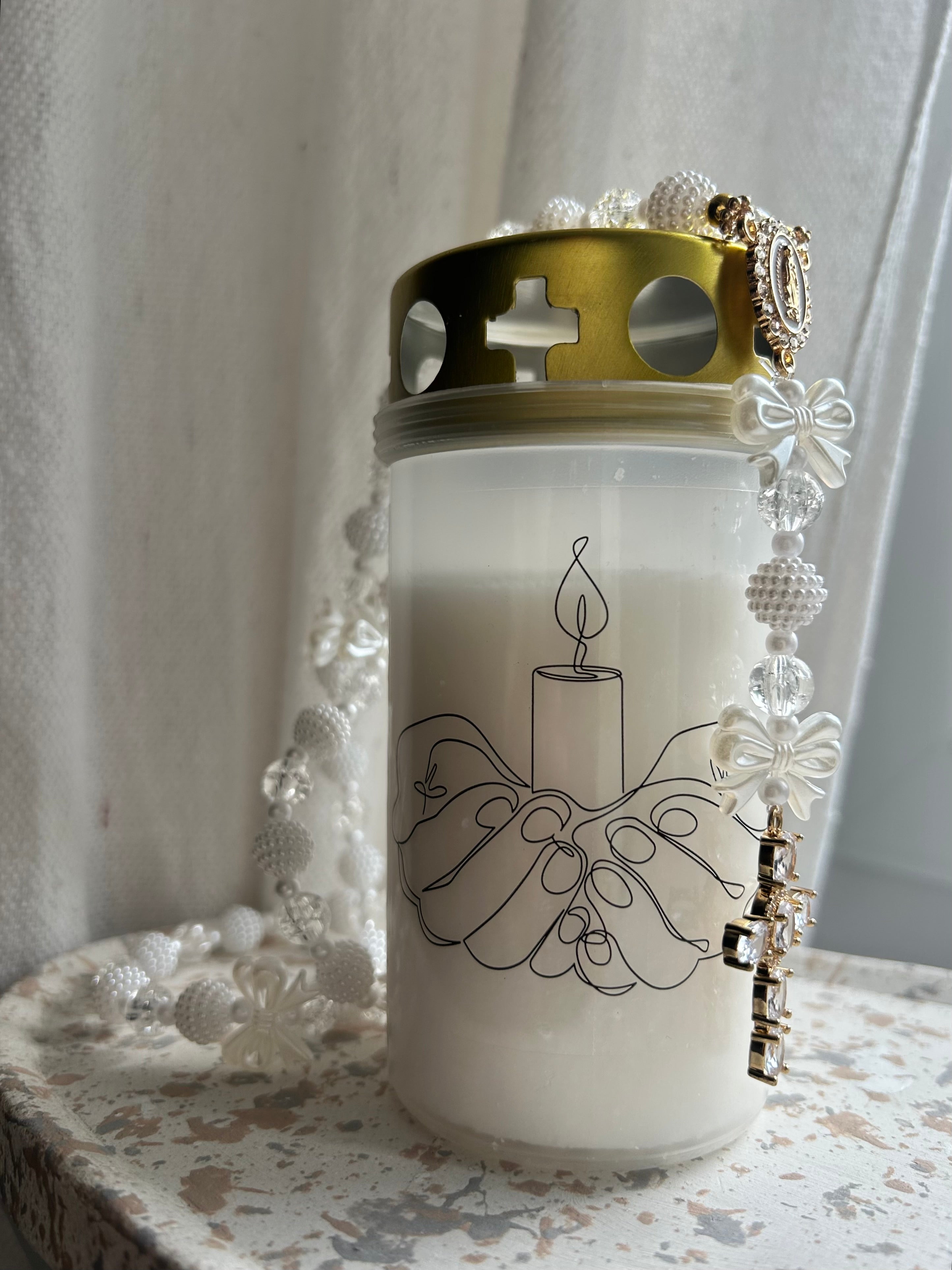 Atelier Séléna - Bougie funéraire Mains