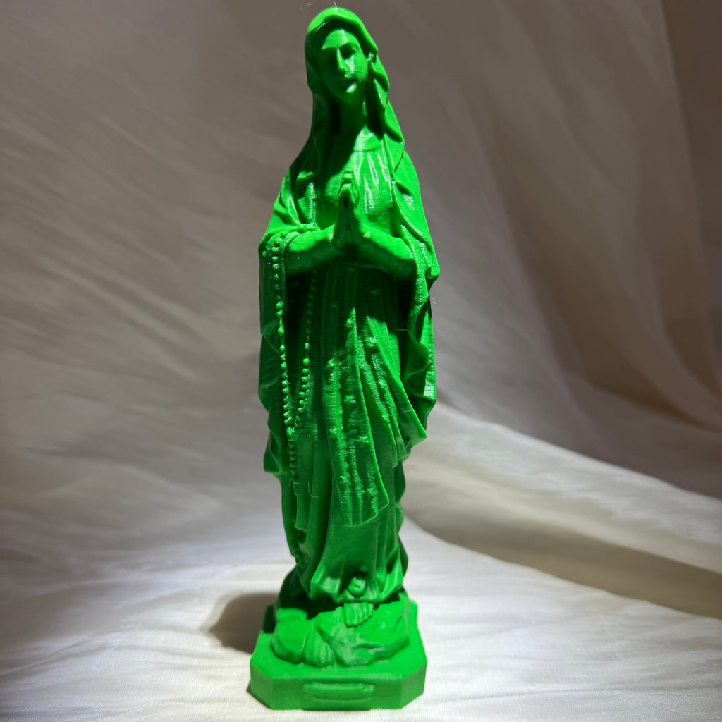Atelier Séléna - Statue Sainte Vierge Pop Art Color - Vert