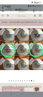 Chapelet - Letisoleil + perles 8, 16 et 11 en je vous salue Marie et 4 Notre père + croix dorée violette + 2 breloques poisson argent et colombe 🕊️ + JEANNE en breloques grandes initiales dorées + intercalaires flocons dorées + boite cadeau or
