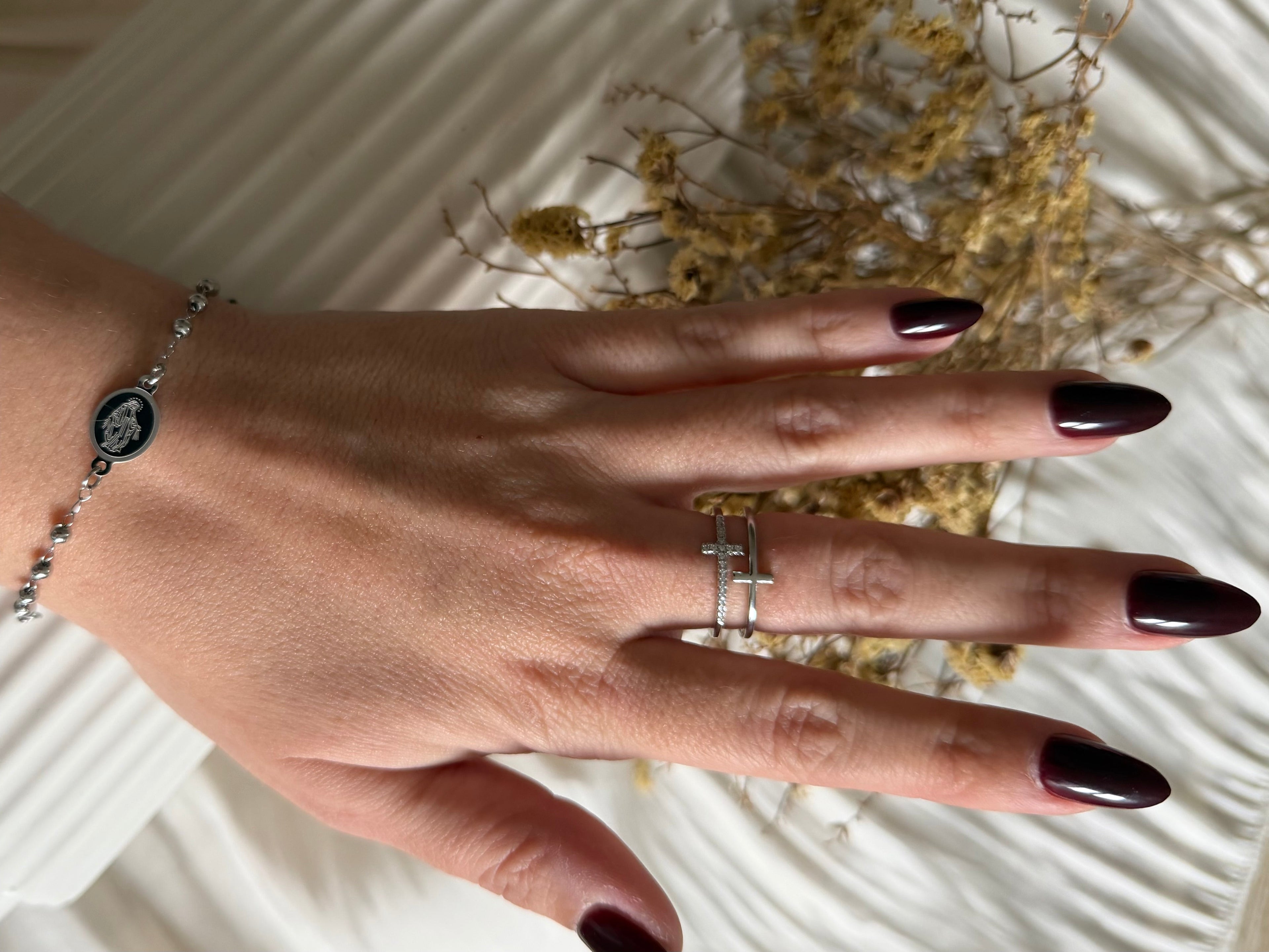 Atelier Séléna - Bracelet Acier Inoxydable Argent - Marie