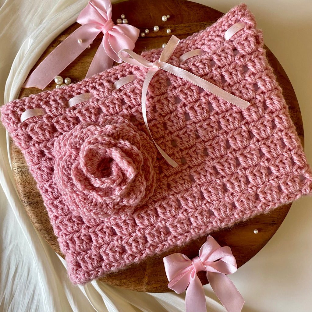 Atelier Séléna - Pochette pour Bible ou Livre - Octobre Rose