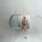 Atelier Séléna - Bracelet Sainte Vierge - Rose