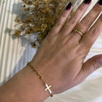 Atelier Séléna - Bracelet Acier Inoxydable Doré - Marie