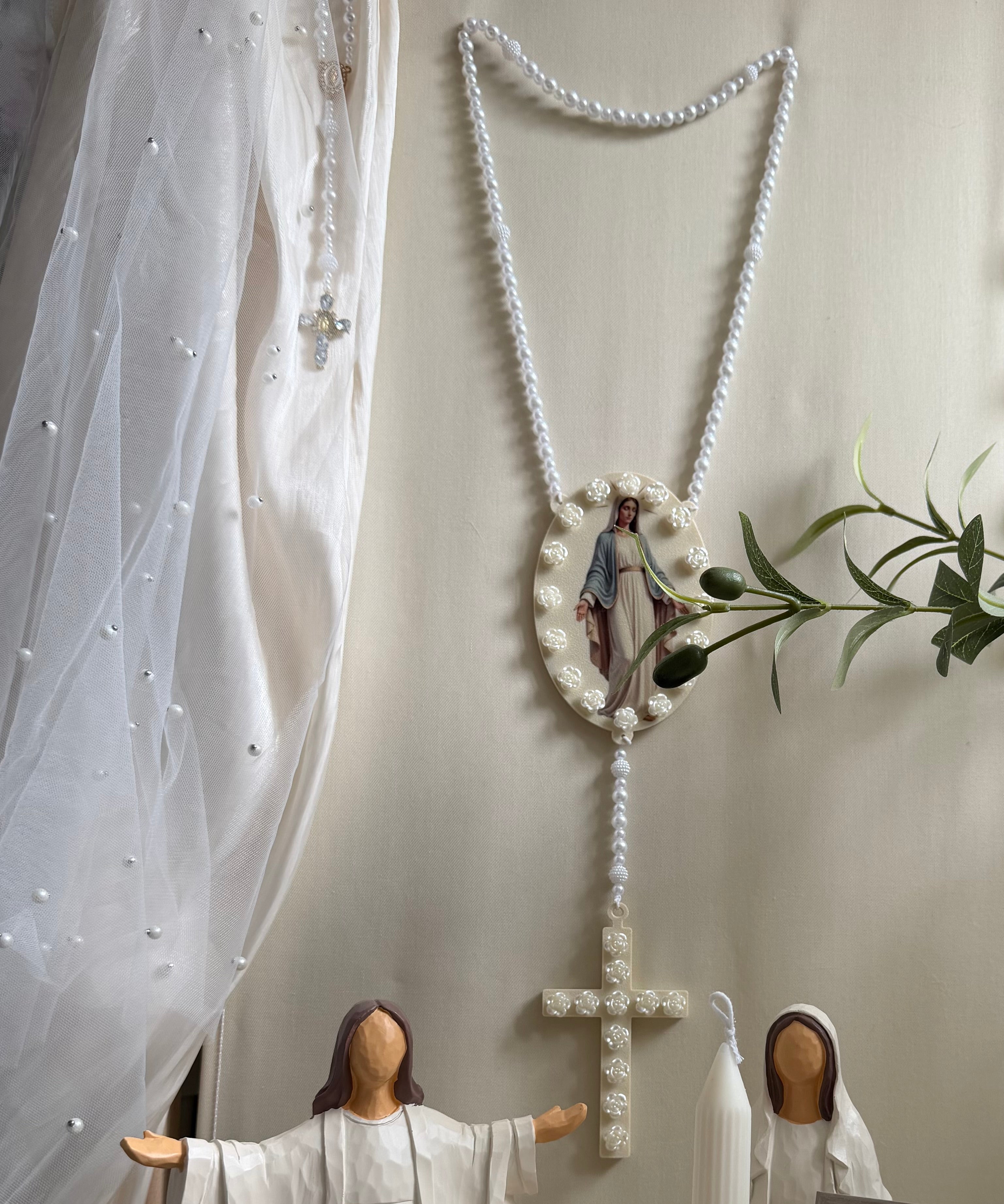 Atelier Séléna - Chapelet mural - 65cm