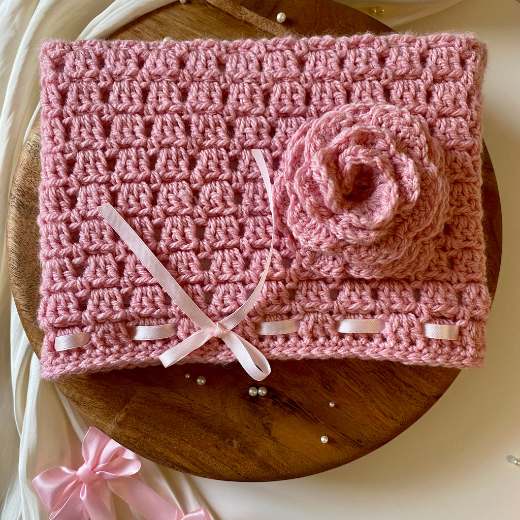 Atelier Séléna - Pochette pour Bible ou Livre - Octobre Rose