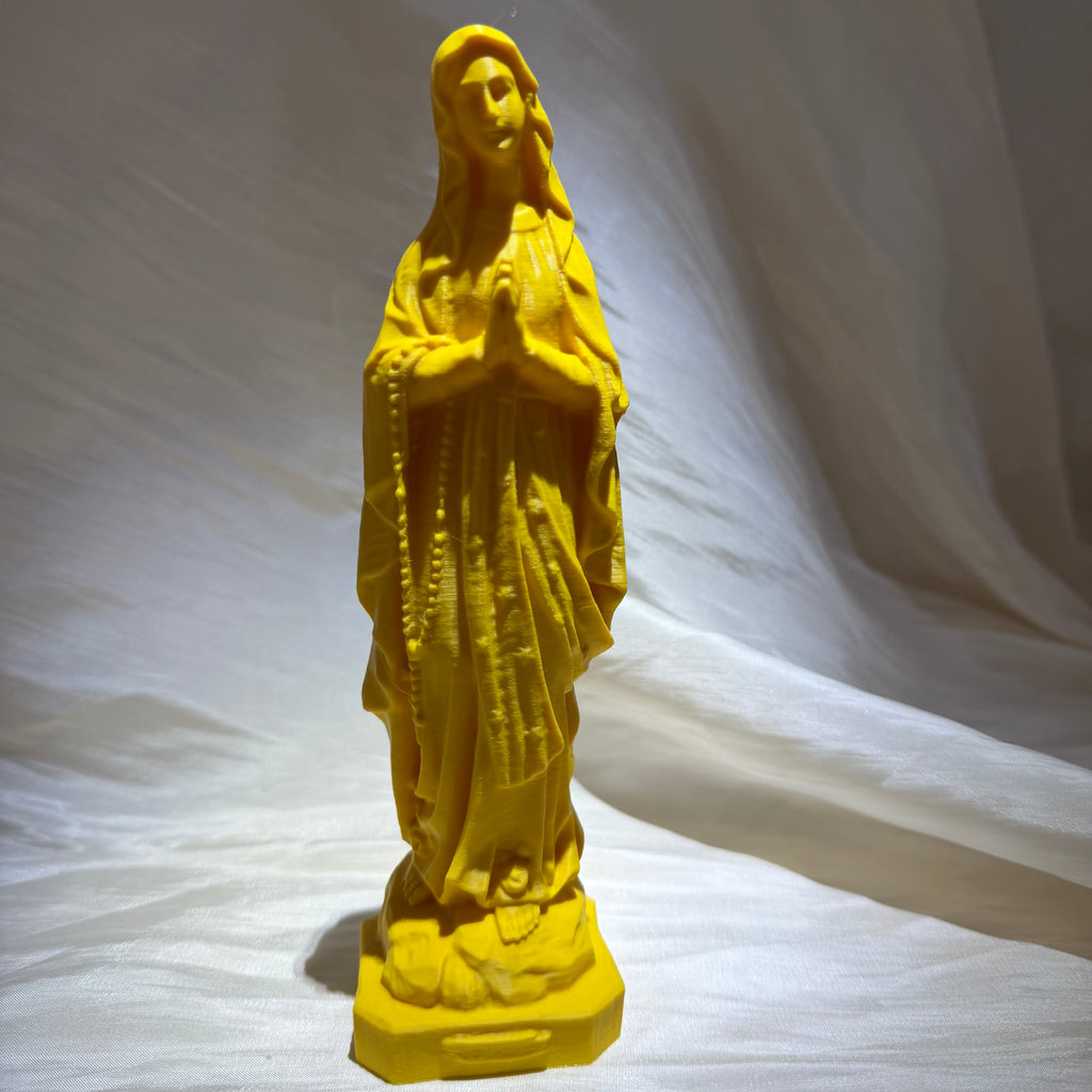 Atelier Séléna - Statue Sainte Vierge Pop Art Color - Jaune