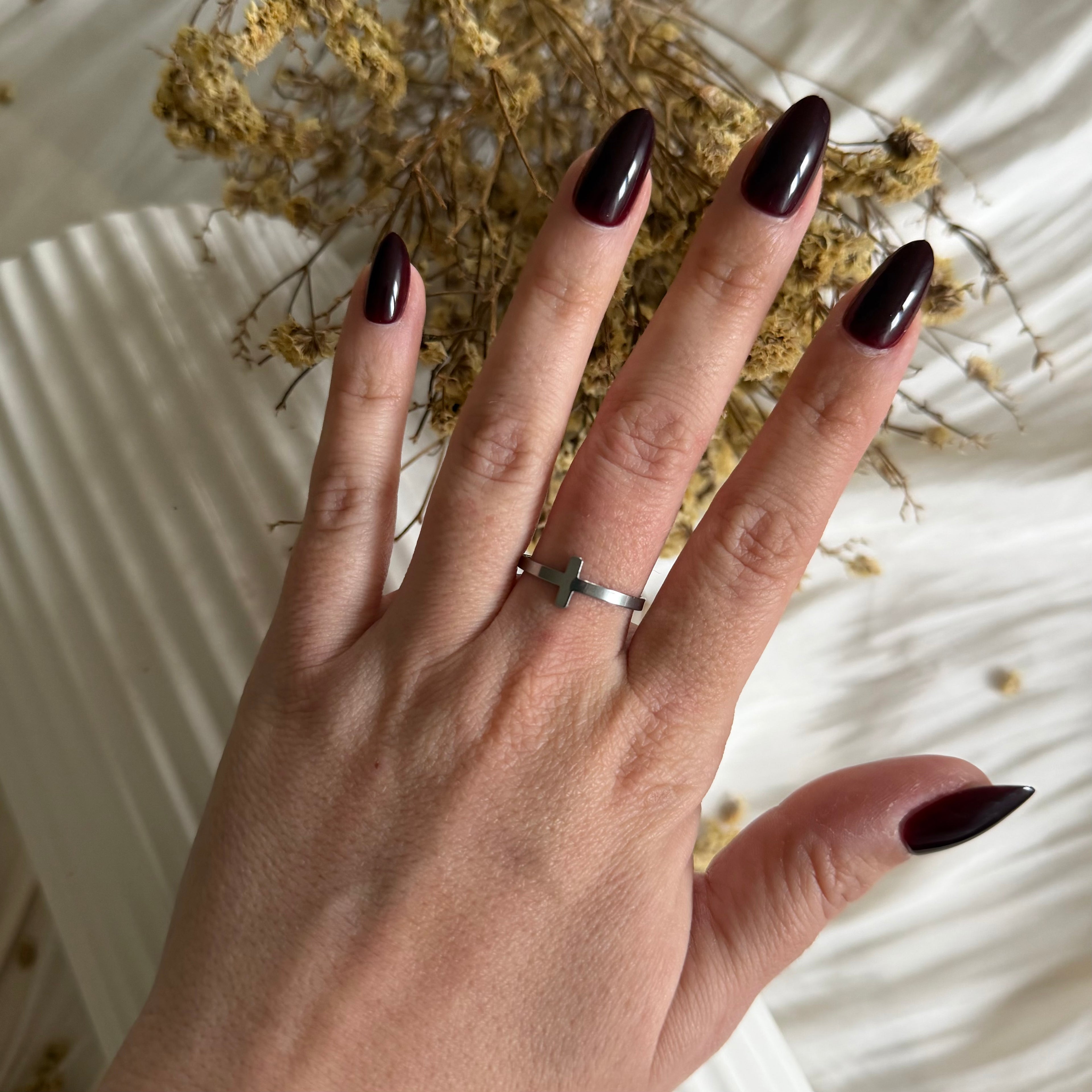 Atelier Séléna - Bague Acier Inoxydable Argent - Esther