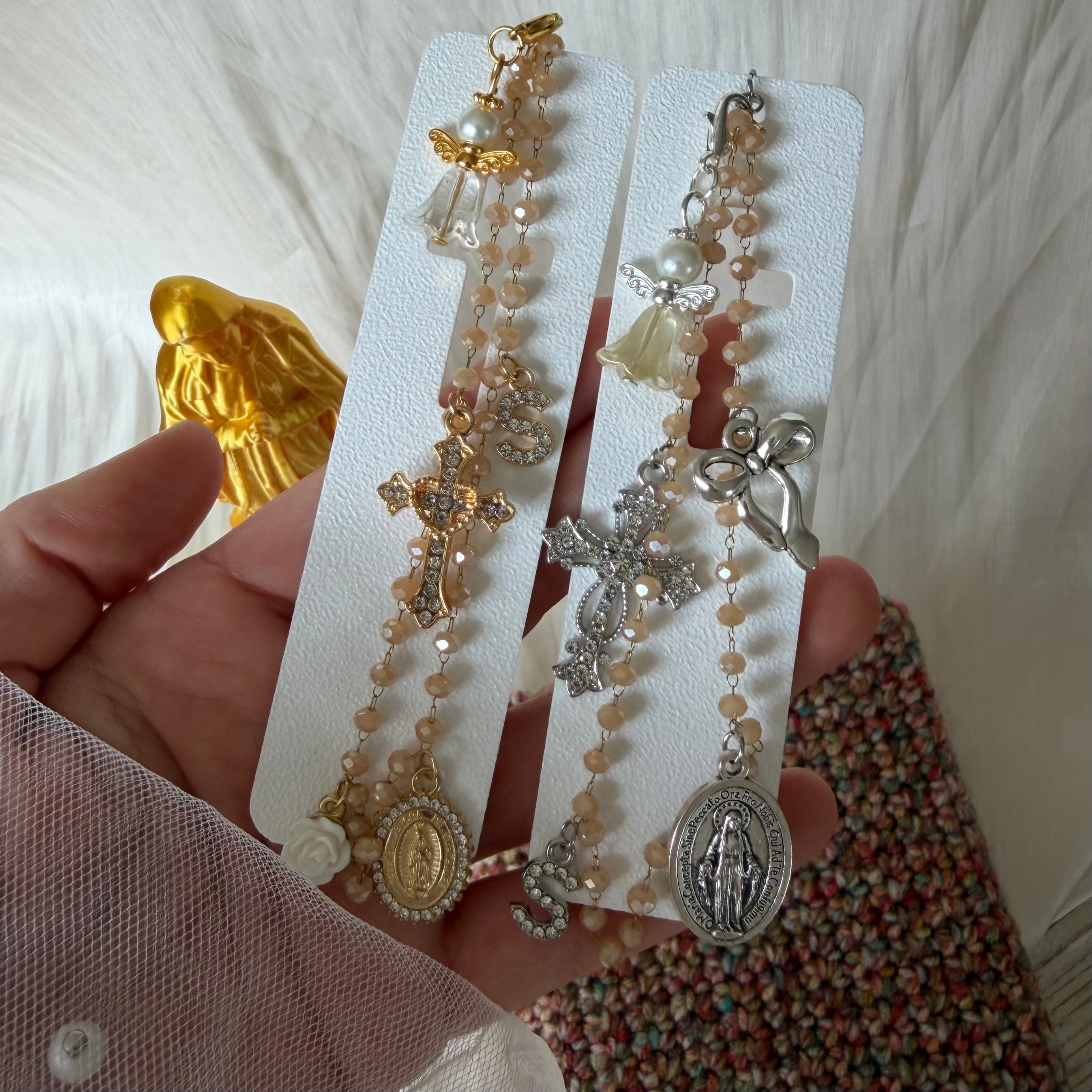 Atelier Séléna - Marque page à breloques - Argent ou doré