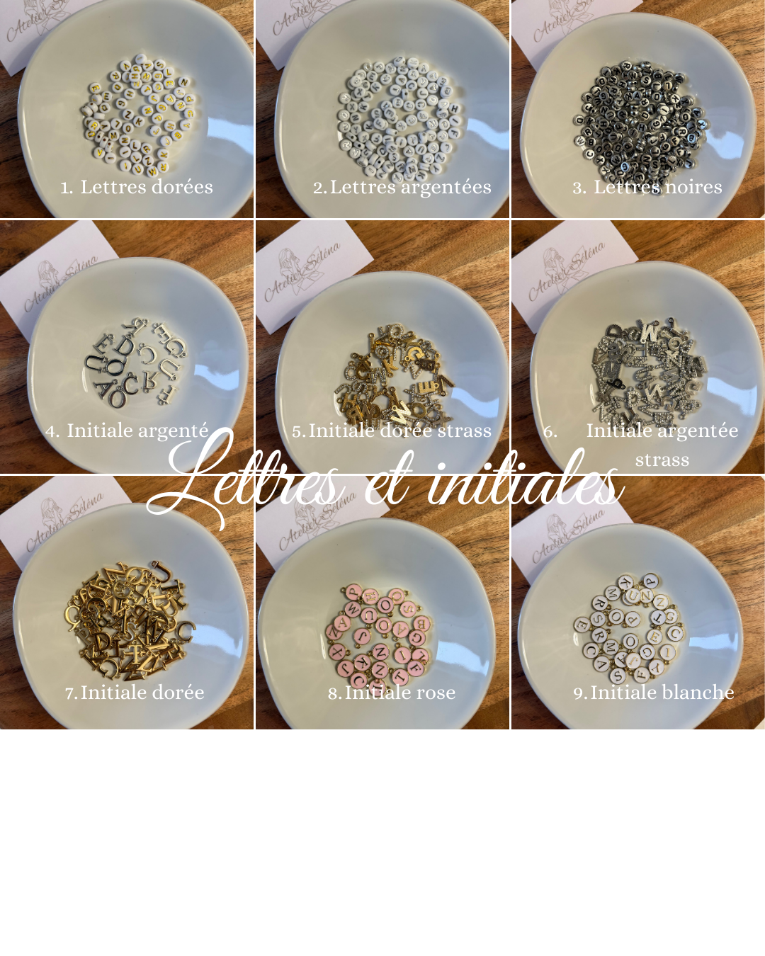 Atelier Séléna - Je personnalise mon chapelet de A à Z