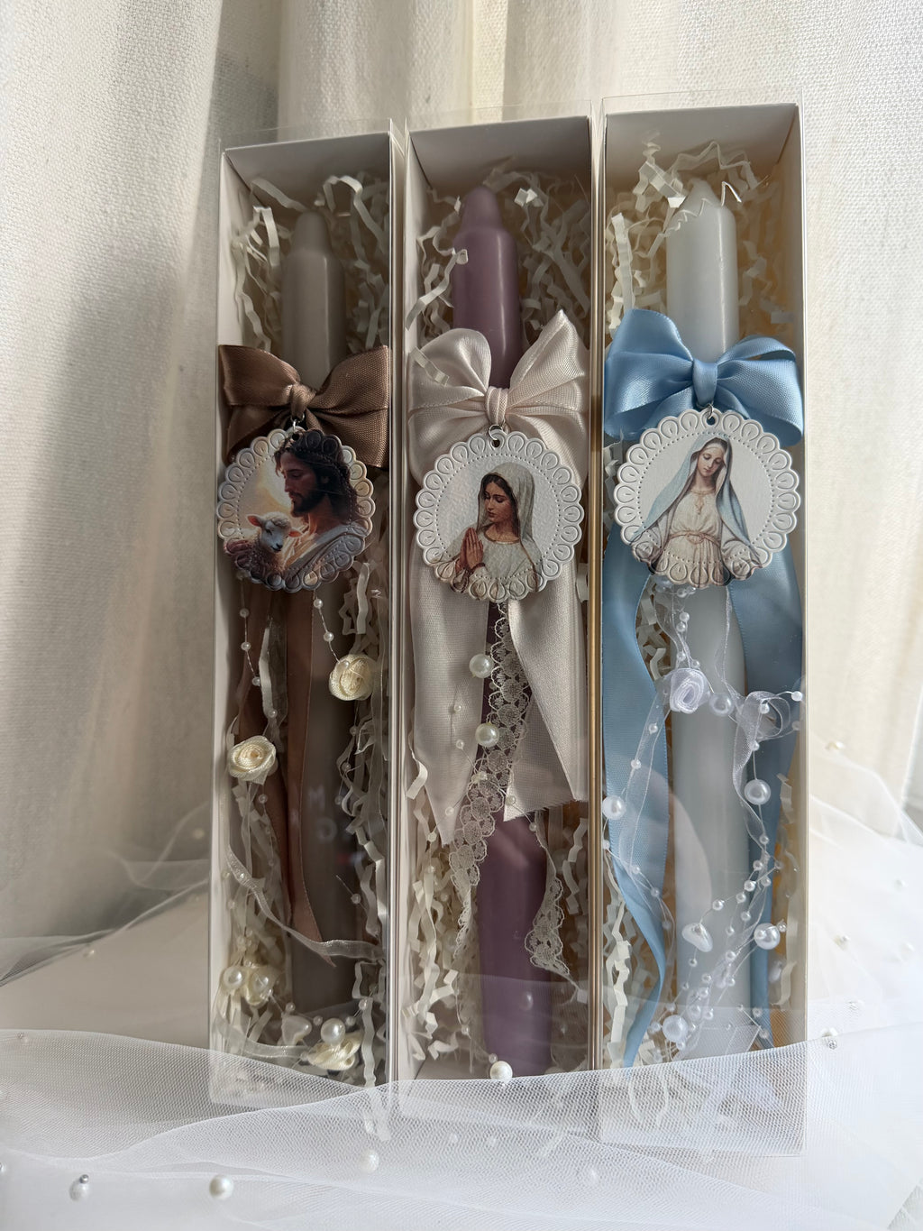 Atelier Séléna - Cierge décoré – Bougie avec boîte
