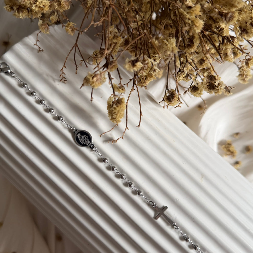 Atelier Séléna - Bracelet Acier Inoxydable Argent - Marie