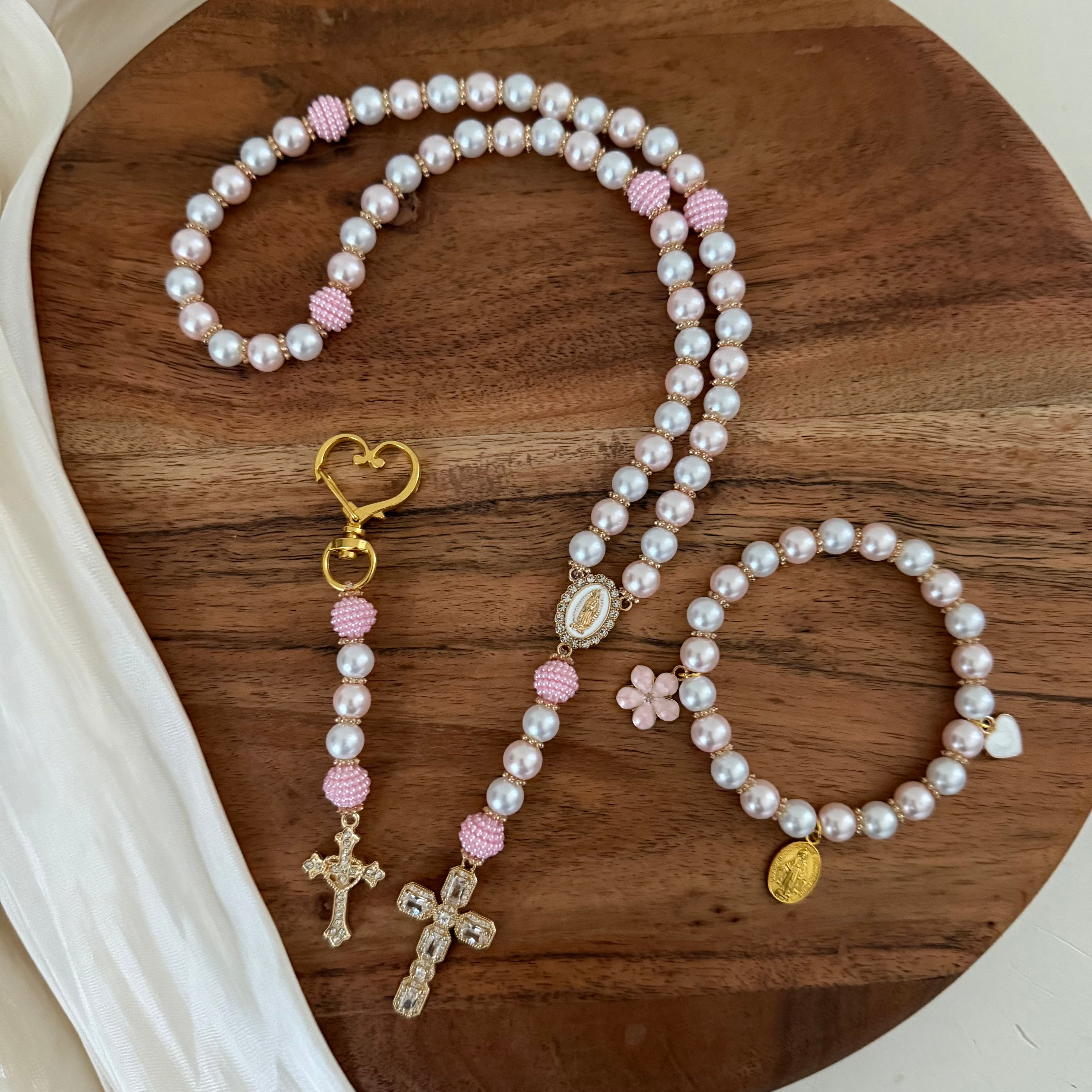 Atelier Séléna - Chapelet Éclat Pastel