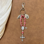 Atelier Séléna - Porte clé dizainier avec initiale