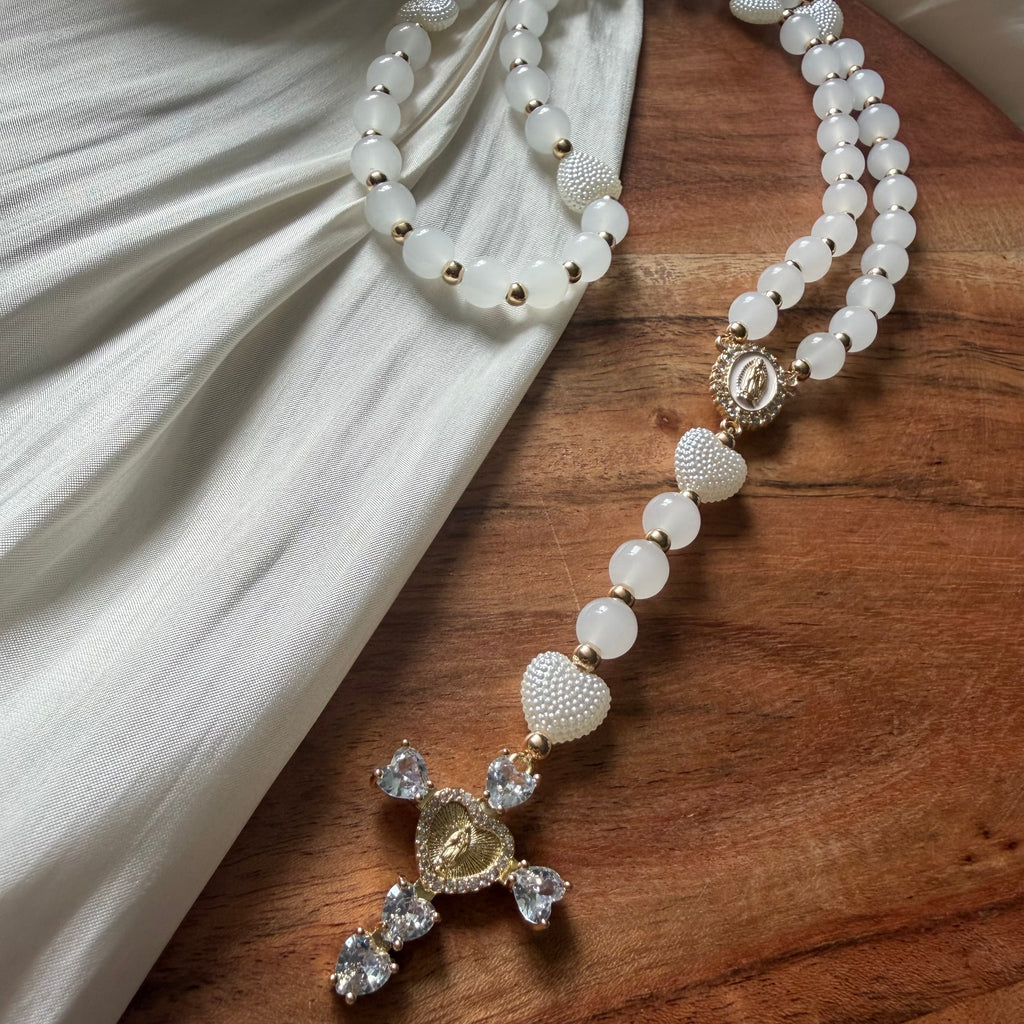 Atelier Séléna - Chapelet blanc
