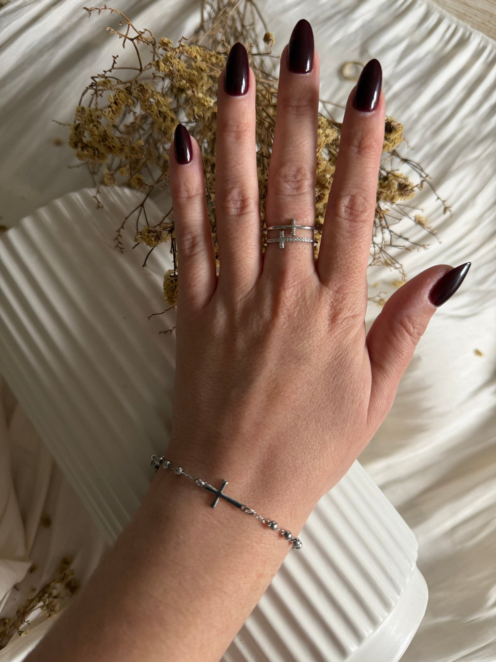 Atelier Séléna - Bracelet Acier Inoxydable Argent - Marie