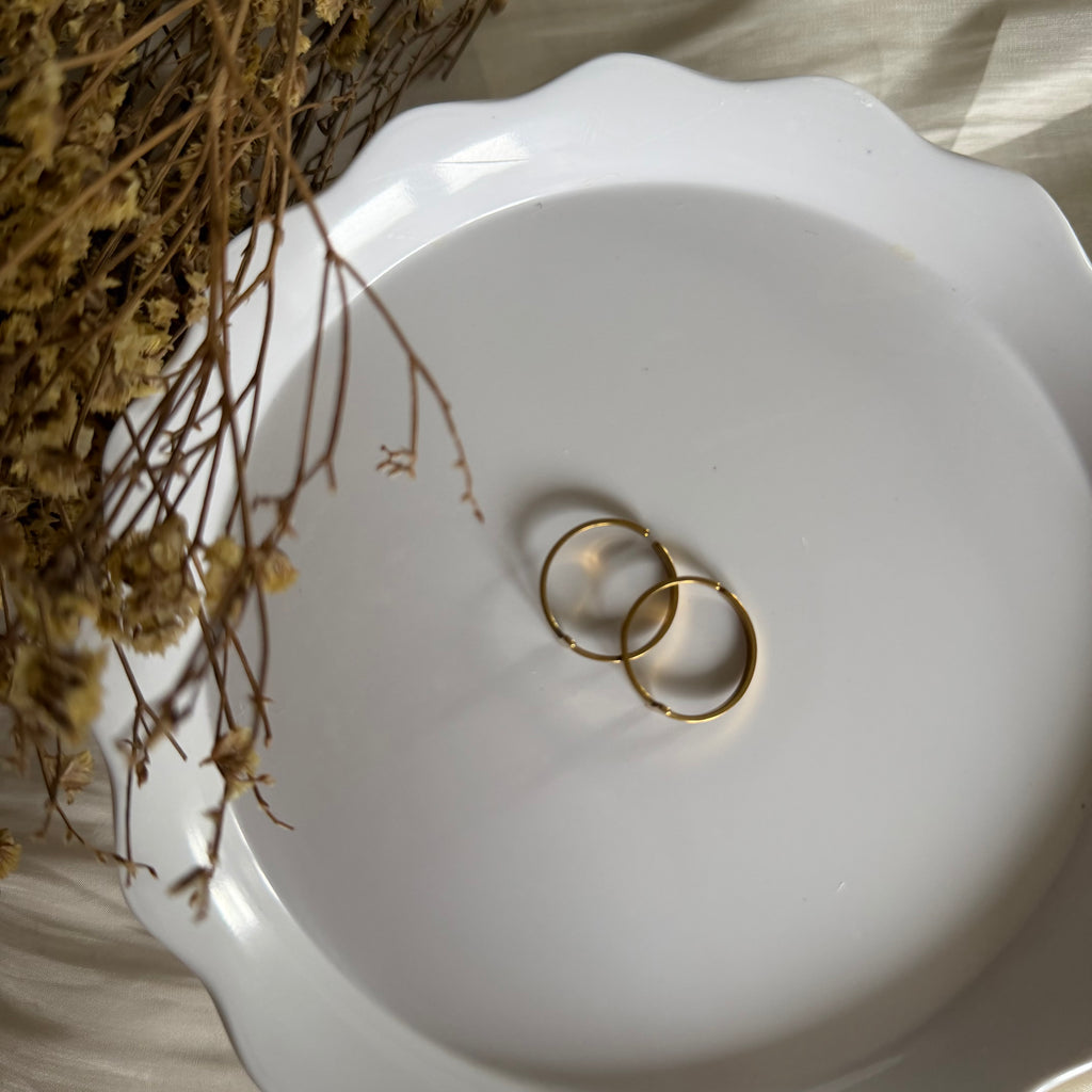 Atelier Séléna - Bague Acier Inoxydable Dorée - Esther