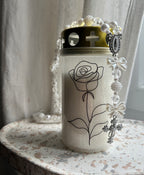 Atelier Séléna - Bougie funéraire Rose Simple