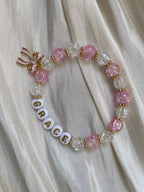 Atelier Séléna - Bracelet « Grâce » Octobre Rose