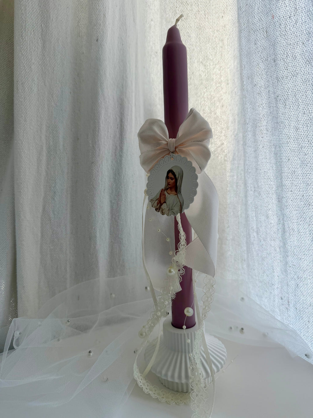 Atelier Séléna - Cierge décoré – Bougie avec boîte