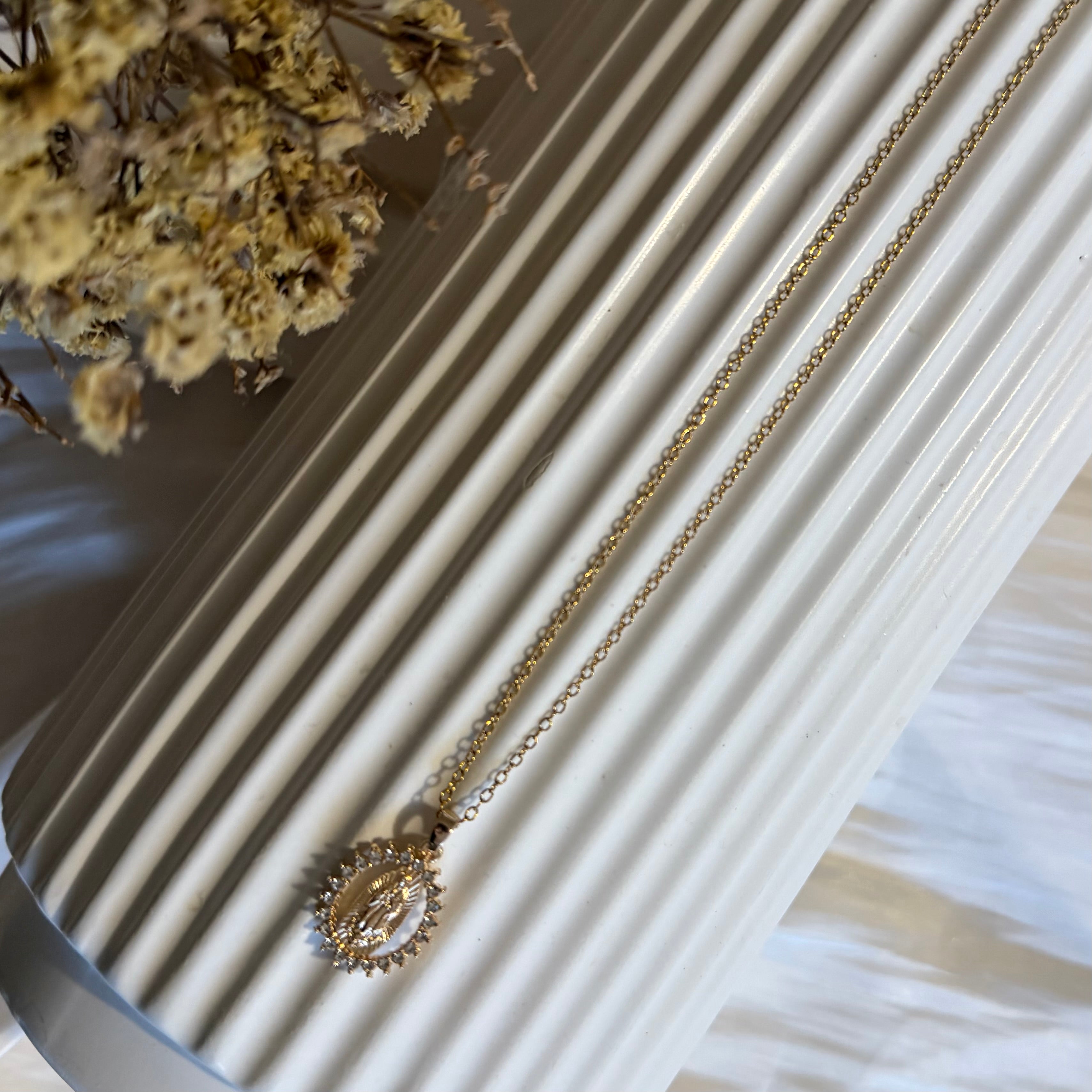 Atelier Séléna - Collier Acier Inoxydable Doré - Hélène