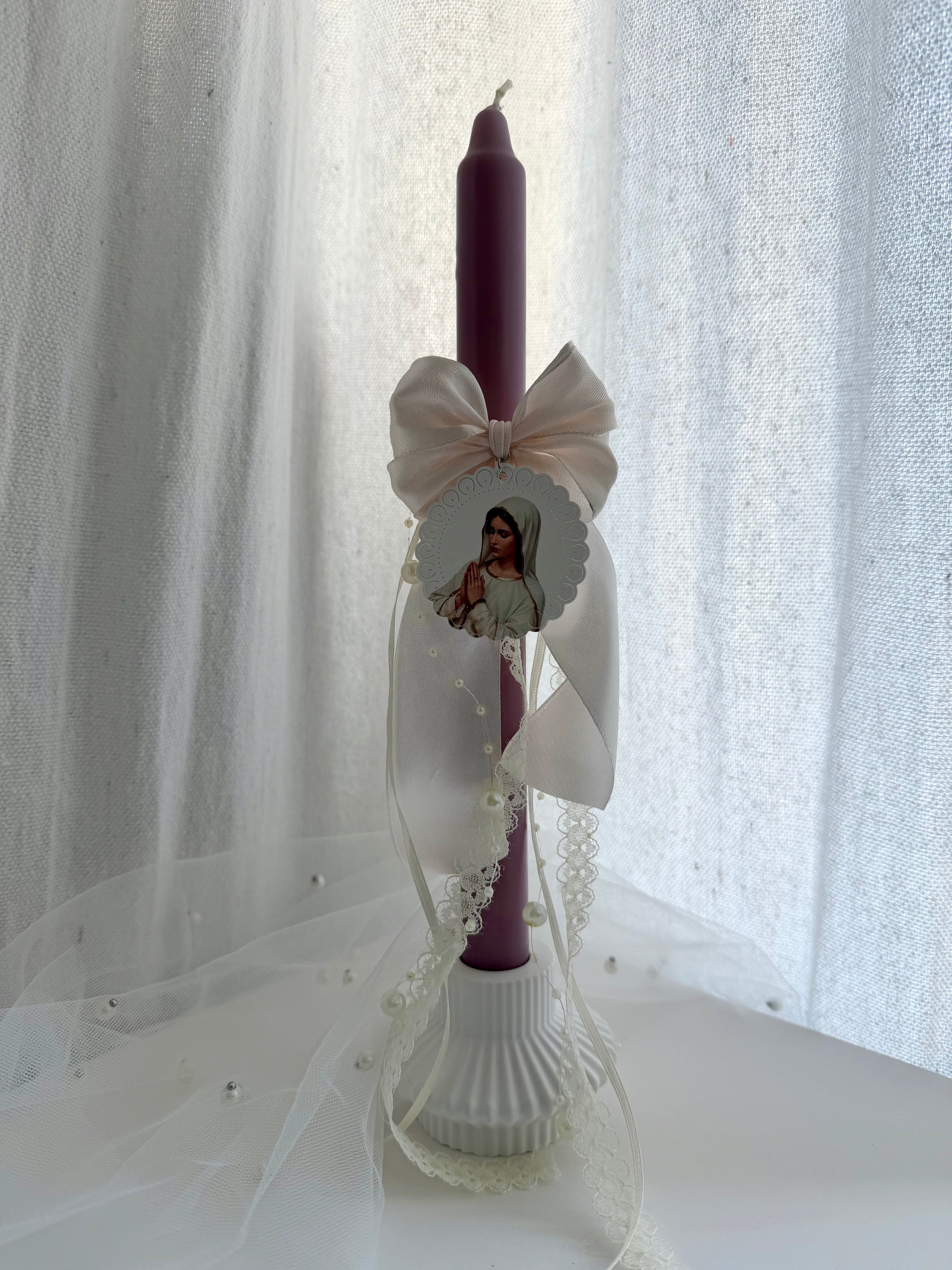 Atelier Séléna - Cierge décoré – Bougie avec boîte