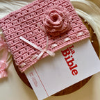Atelier Séléna - Pochette pour Bible ou Livre - Octobre Rose