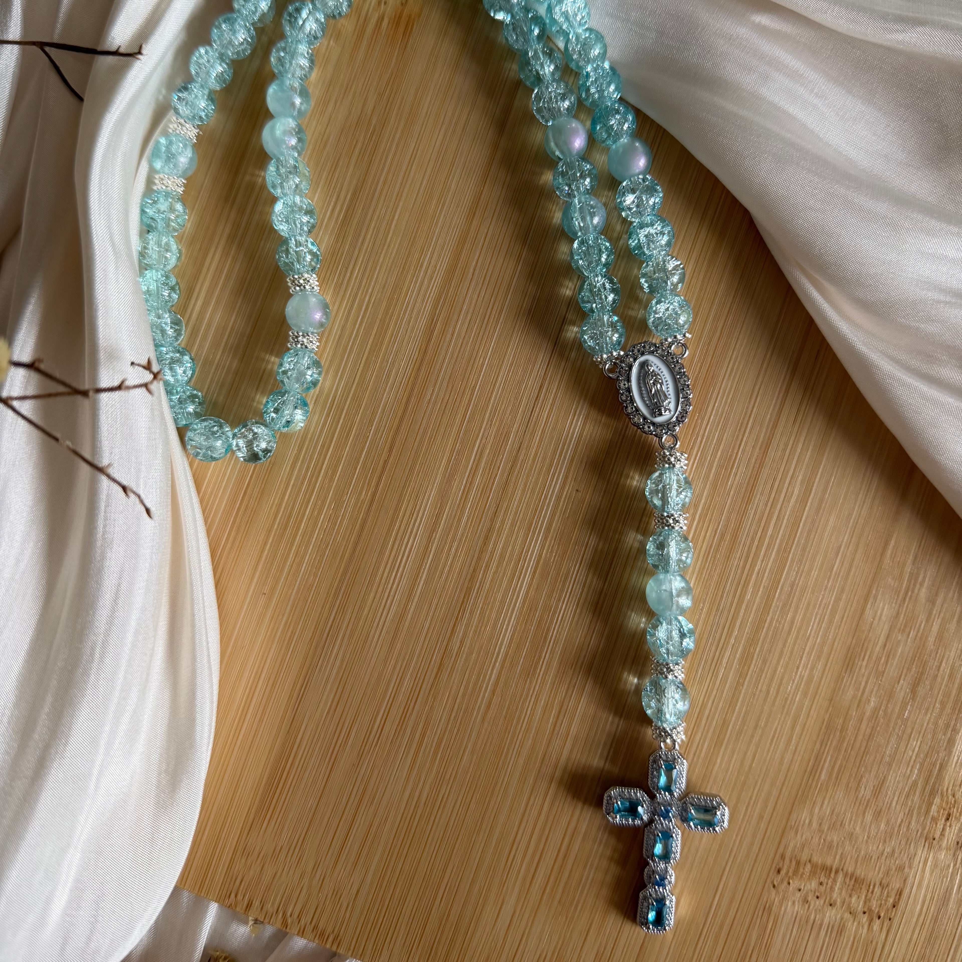 Atelier Séléna - Chapelet Éclat Boréal - Argent