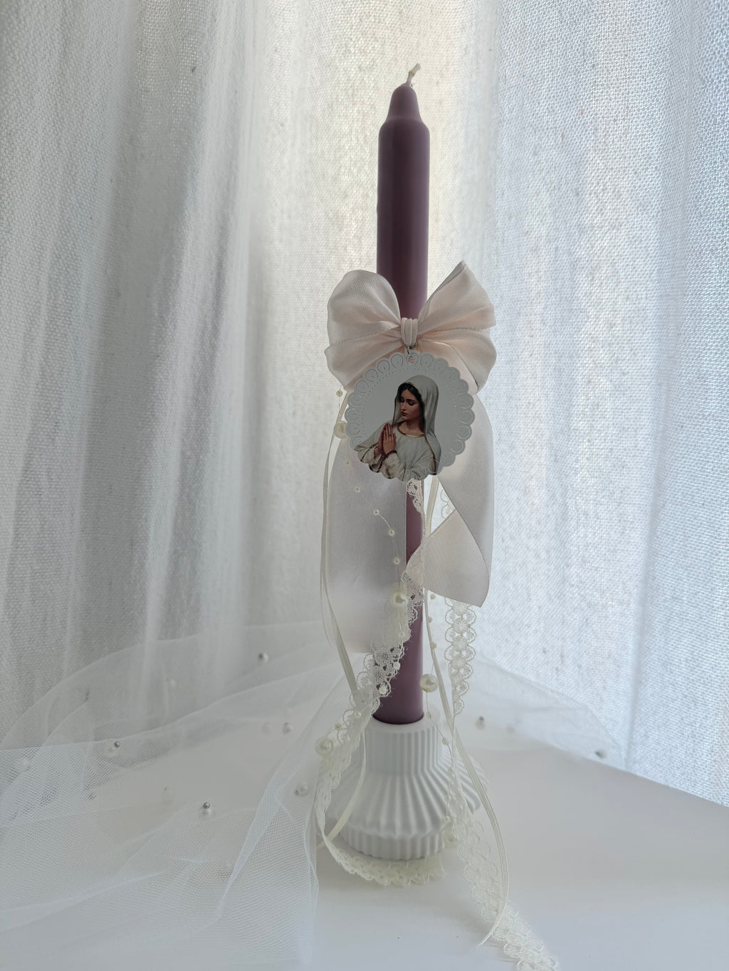 Atelier Séléna - Cierge décoré – Bougie avec boîte