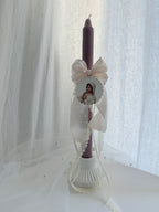 Atelier Séléna - Cierge décoré – Bougie avec boîte