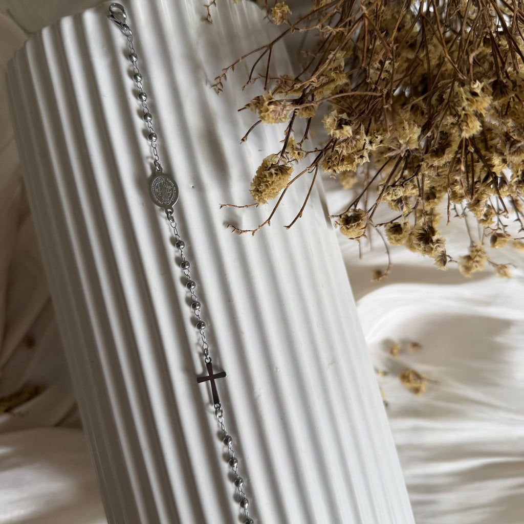 Atelier Séléna - Bracelet Acier Inoxydable Argent - Le Prêtre