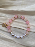 Atelier Séléna - Bracelet « Lumière » Octobre Rose