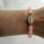 Atelier Séléna - Bracelet Sainte Vierge - Rose