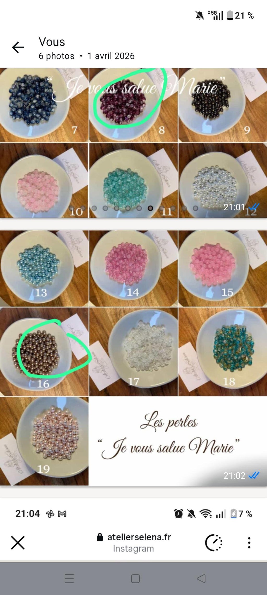 Chapelet - Letisoleil + perles 8, 16 et 11 en je vous salue Marie et 4 Notre père + croix dorée violette + 2 breloques poisson argent et colombe 🕊️ + JEANNE en breloques grandes initiales dorées + intercalaires flocons dorées + boite cadeau or