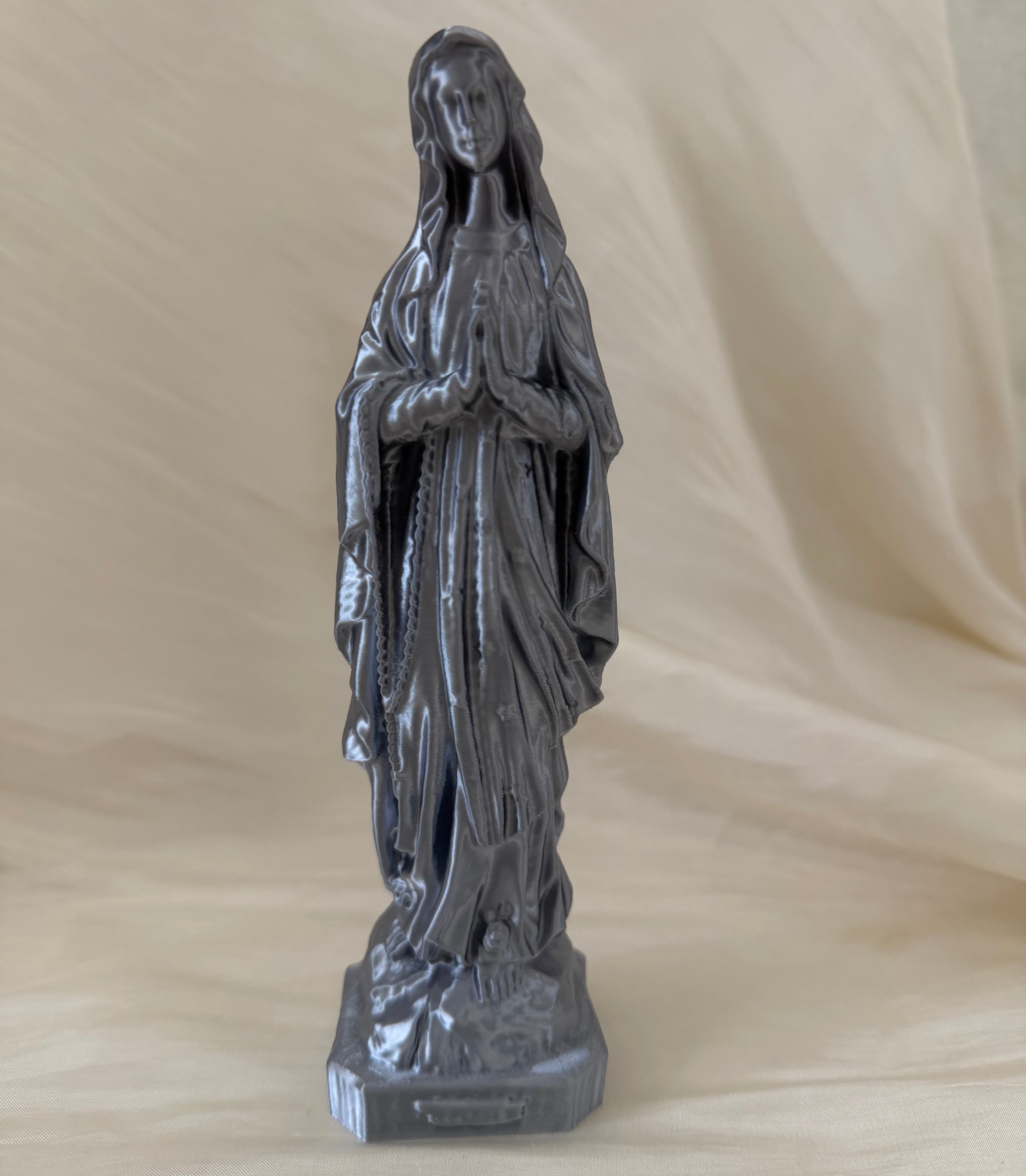 Atelier Séléna - Statue Sainte Vierge Pop Art Color - Argent