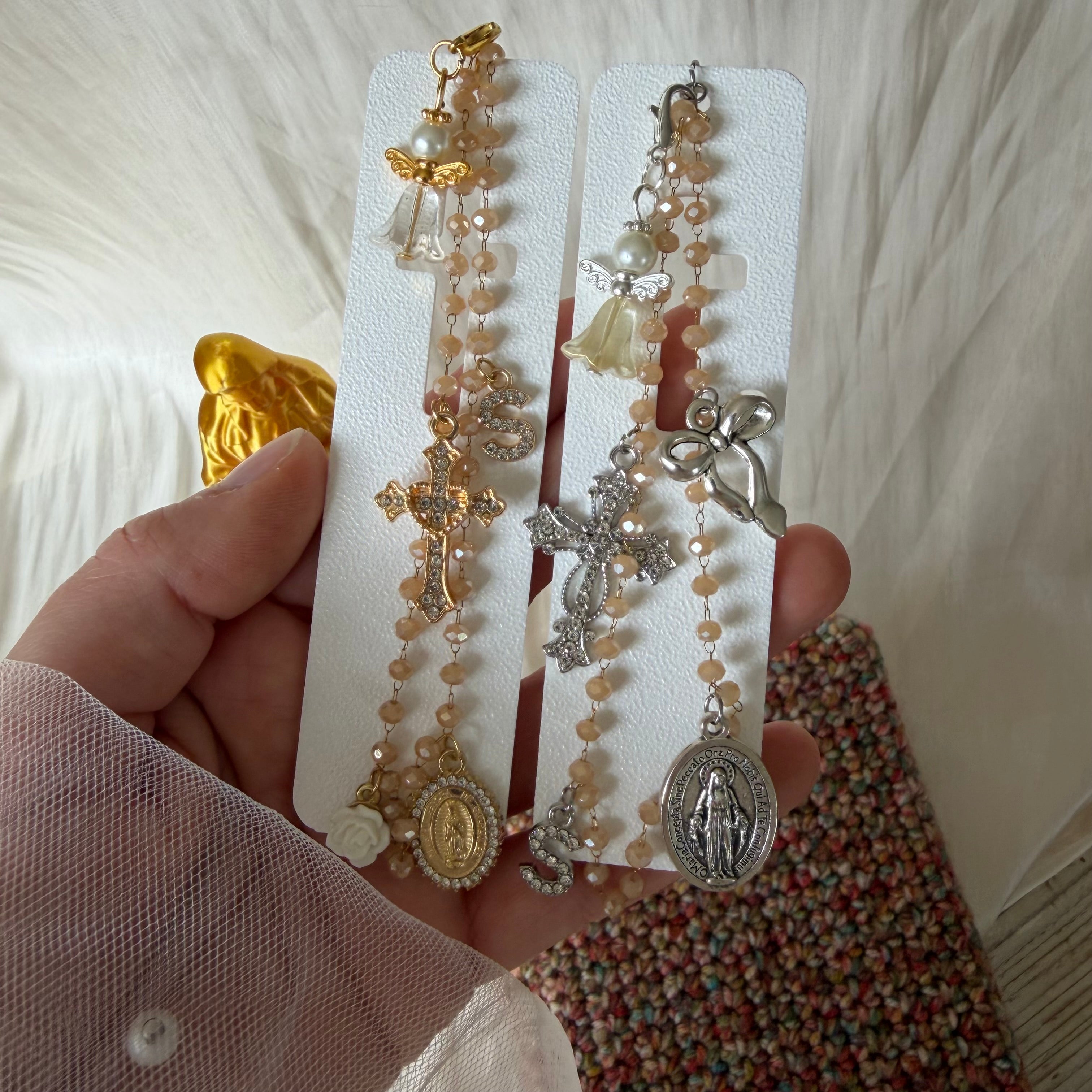 Atelier Séléna - Marque page à breloques - Argent ou doré